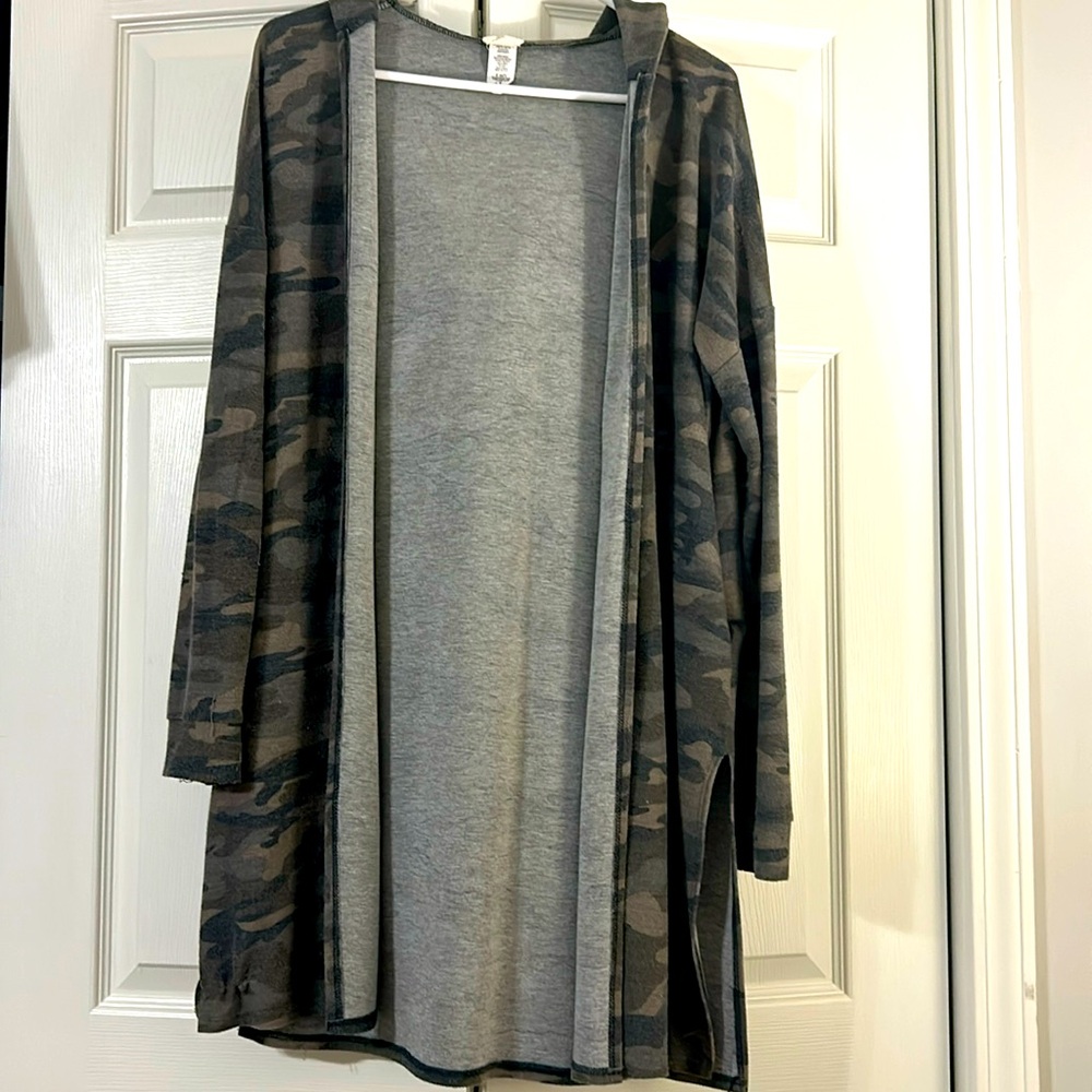 Camo Cardigan
